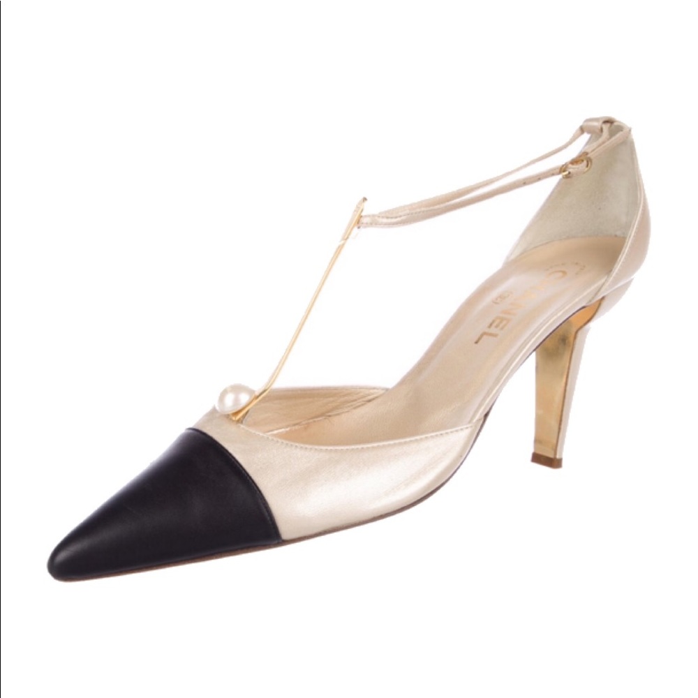 Chanel captoe pumps 40.5
